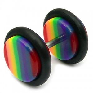 Acrylic-Fake-Plug-Rainbow-1