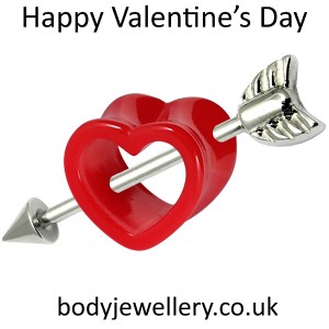 St Valentine's Day Body Jewellery