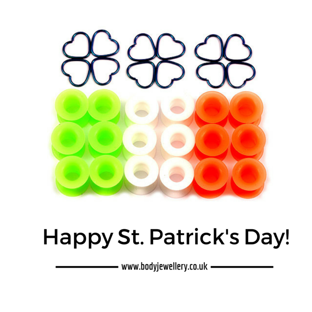 Irish Flag Body Jewellery Happy St. Patrick's Day