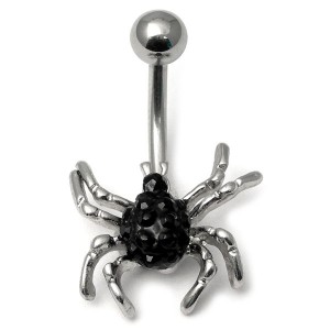 Belly Bar - Jewelled Spider