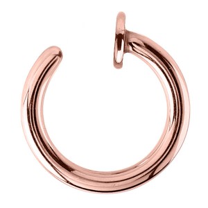 Rose Gold Steel Open Nose Ring (Rose Gold colour PVD) NEW