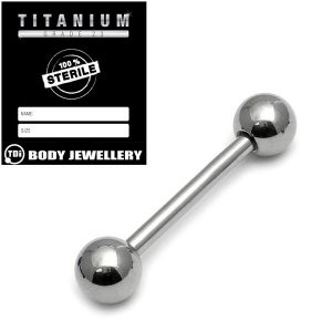 Sterile Titanium Barbell 1.6mm