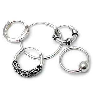 Silver Hoops (sleepers)