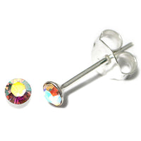 Silver Crystal Studs ST1 - ST2 - ST3 - ST8 - ST9