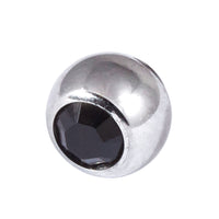 Steel Threaded Jewelled Balls 1.2x2.5mm