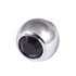 Steel Threaded Jewelled Balls 1.2x2.5mm