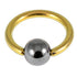 Titanium BCR with Hematite Bead 1.6mm gauge
