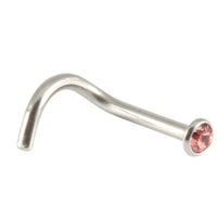 Steel Jewelled Nose Stud (2mm head)