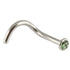 Steel Jewelled Nose Stud (2mm head)