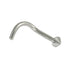 Titanium Nose Studs - Disk and Cone 1.0mm Gauge