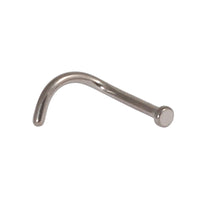 Titanium Nose Studs - Disk and Cone 1.0mm Gauge