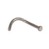 Titanium Nose Studs - Disk and Cone 1.0mm Gauge