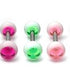 Acrylic Hot Spot Barbell (2 Tone)