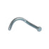 Titanium Nose Studs - Disk and Cone 1.0mm Gauge