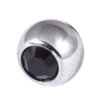 Titanium Threaded Jewelled Balls 1.6x5mm