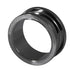 Black Steel Screw Flesh Tunnel