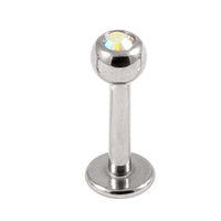 Steel Jewelled Labret 1.2mm with 2.5mm ball