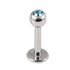 Steel Jewelled Labret 1.2mm with 2.5mm ball