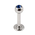 Steel Jewelled Labret 1.2mm with 2.5mm ball