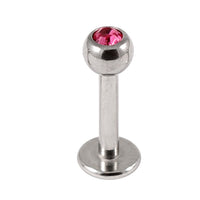 Steel Jewelled Labret 1.2mm with 2.5mm ball