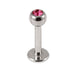Steel Jewelled Labret 1.2mm with 2.5mm ball