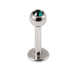 Steel Jewelled Labret 1.2mm with 2.5mm ball