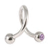 Steel Double Jewelled Spiral 1.6mm