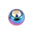 Titanium Threaded Jewelled Balls 1.6x5mm