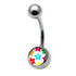 Steel Logo Belly Bars - Pictures