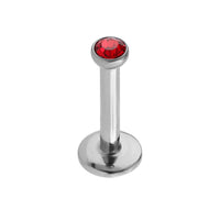 Steel Internally Threaded Jewelled Labrets 1.2mm