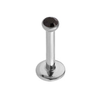 Steel Internally Threaded Jewelled Labrets 1.2mm