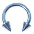 Titanium Coned Circular Barbells (CBB) (Horseshoes)
