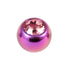 Titanium Threaded Jewelled Balls 1.6x4mm