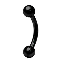 Black Titanium Curved Bars 1.6mm
