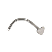 Titanium Nose Studs - Heart and Star