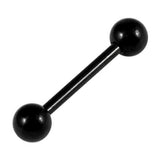 Black Steel Barbell 1.6mm 8-24mm