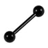 Black Steel Barbell 1.6mm 8-24mm
