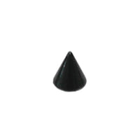 Black Steel Threaded Cones