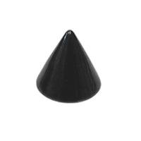 Black Steel Threaded Cones