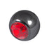 Black Steel Threaded Jewelled Balls (1.2x3mm)
