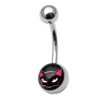 Steel Logo Belly Bars - Pictures