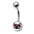Steel Logo Belly Bars - Pictures