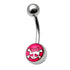 Steel Logo Belly Bars - Pictures