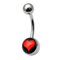 Steel Logo Belly Bars - Pictures