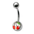 Steel Logo Belly Bars - Pictures