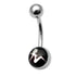 Steel Logo Belly Bars - Pictures