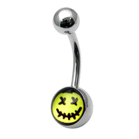 Steel Logo Belly Bars - Pictures