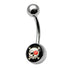 Steel Logo Belly Bars - Pictures