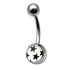 Steel Logo Belly Bars - Pictures