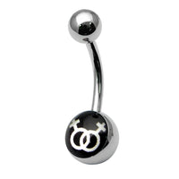 Steel Logo Belly Bars - Pictures